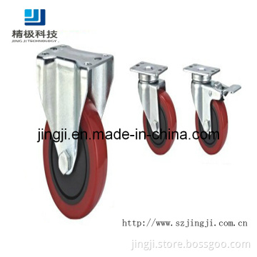 PU Plate Caster Wheel